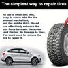 Tire Repair Rubber Nail,40PCS Tire Repair Rubber Screws Fast Tyre Self-Service Tool,Electromobile Tire Puncture Repair for Car