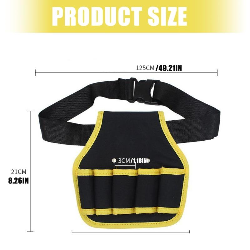 Sturdy Canvas Canvas Tool Bag Heavy Duty Storage Waterproof Lightweight Canvas Tool Pouch For Outdoor DIY Projects