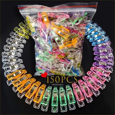 Clip di plastica per cucito, artigianato, trapunta, patchwork, cucito, quilter, fissaggio, clip meravigliose, morsetti