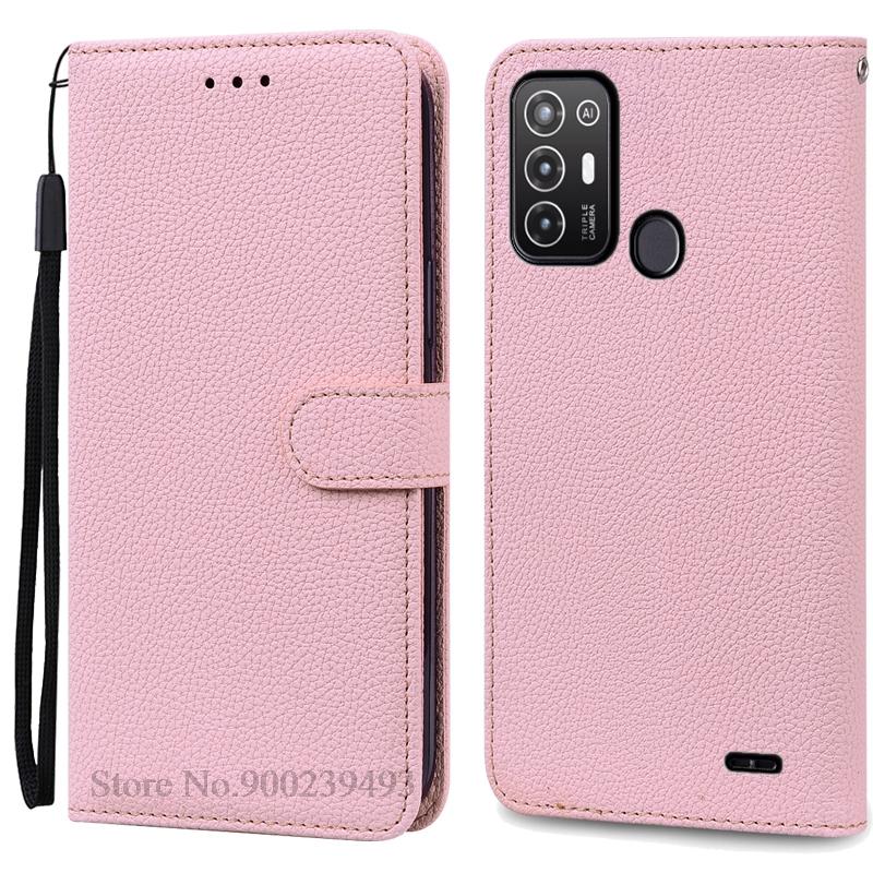 For ZTE Blade A52 Case PU Leather Flip Wallet Case For ZTE Blade A52 Case Silicone Back Cover Phone Coque Fundas