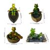 Artistic Floating Turtles Frogs Boating Weather Resistant Decoration Suitable For Fish Pools Yard And Desktop Displays