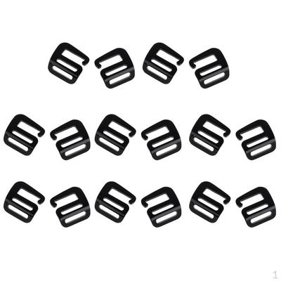 16 Pack Webbing Strap Buckles, Aluminum Alloy Hook Inch Bels, Backpack Accessories, Men Women