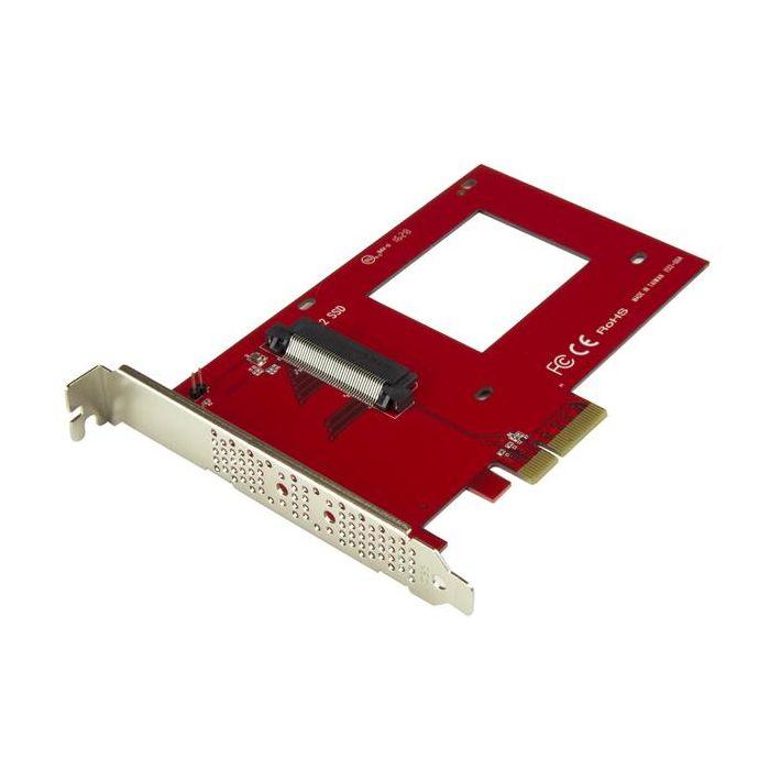 Adaptateur U.2 Vers PCIe Pour SSD U.2 NVMe - STARTECH - SFF-8639 - PCI Express 3.0 X4