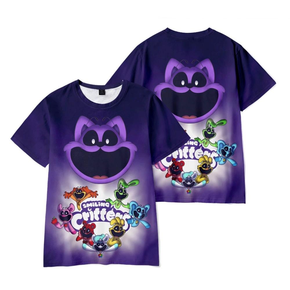 Lachende Beestjes T-shirt Zomer Korte Mouw T-shirt Grafisch T-shirt Fitness Tops