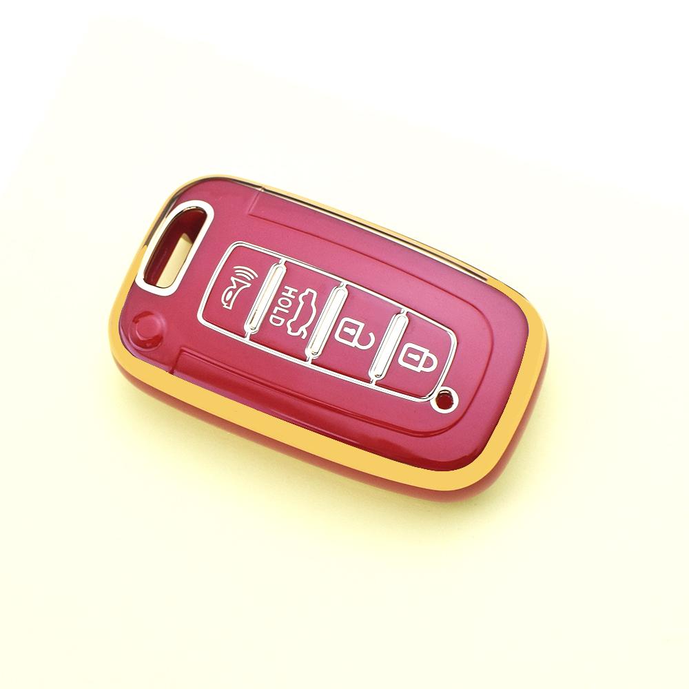 Auto Keychain Tpu Keyless Car Key Case Cover For Kia Soul Hyundai Solaris Hb20 Rohens Sonata 8 Sr Ix35 Elantra I30 Veloster