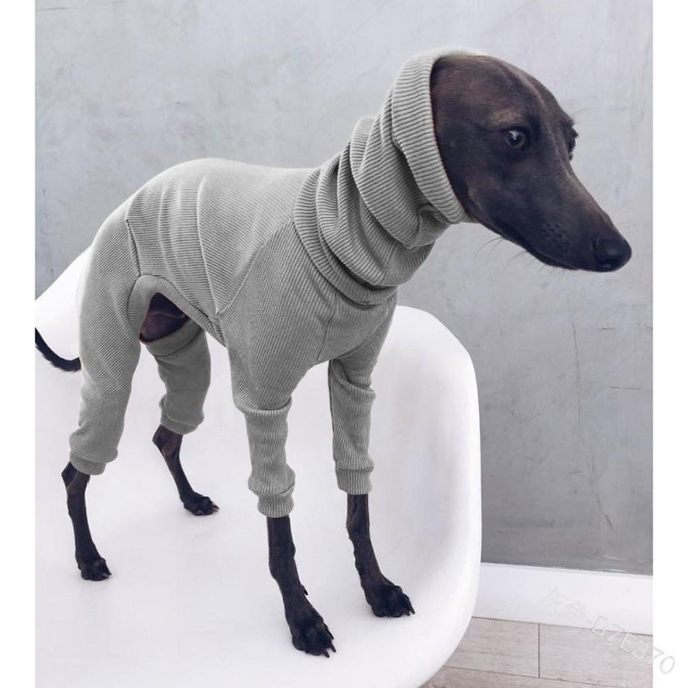 Pet Sweater Warm Dog Jumpsuit Soft Cold-Proof Pet Turtleneck Clothes Elastic Comfortable Dog Base Coat Daily Walk