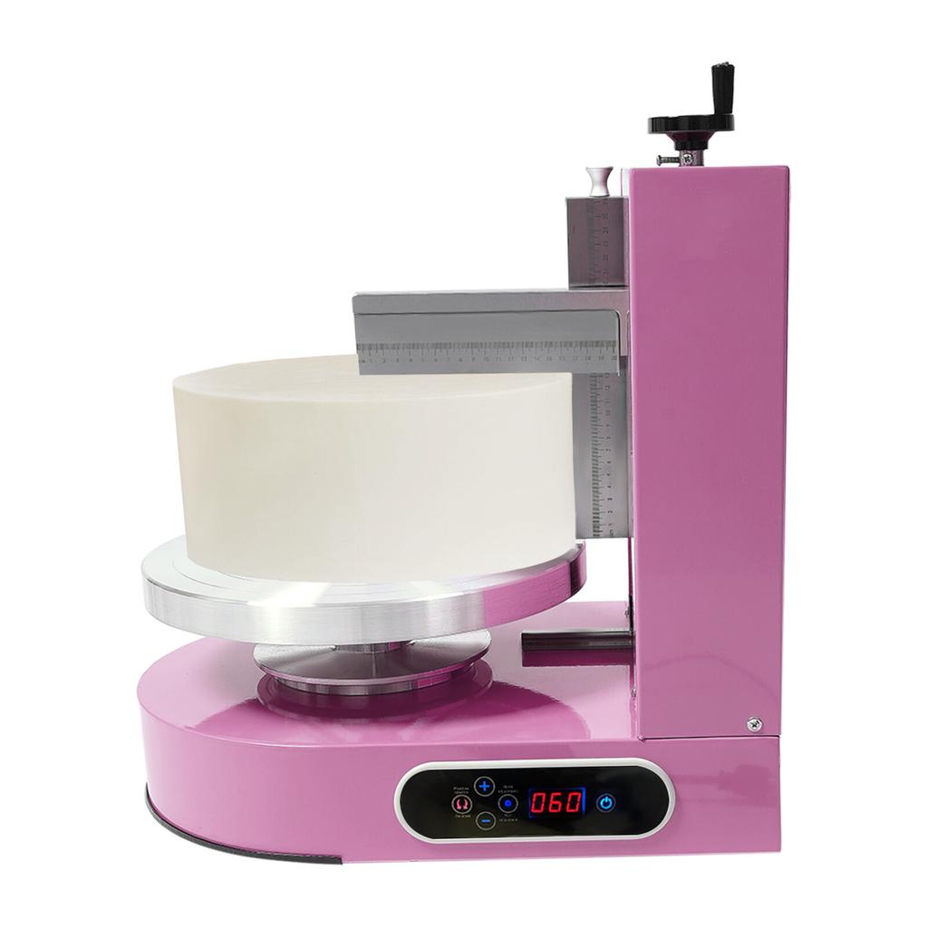 Adjustable Cake Decorating Machine LCD Display Cream Spreader 200W 320RPM for Birthday Cakes