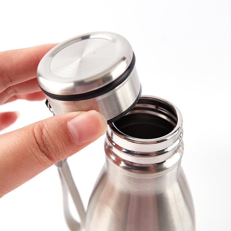 650-1000Ml Portable Outdoor Water Bottle Stainless Single Wall Insulated Cup