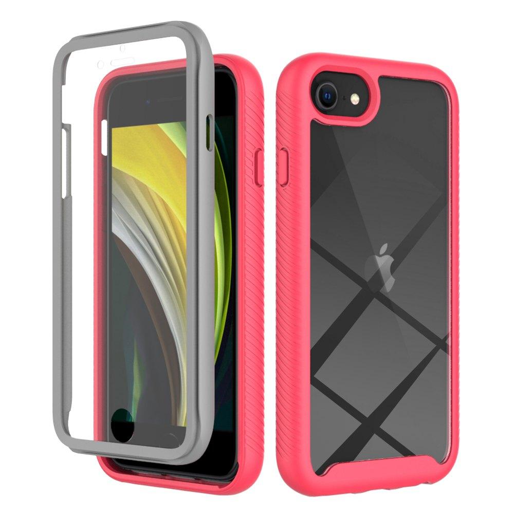 Für iPhone SE2 Stoßfeste Klare PC-Hülle Displayschutz TPU-Stoßfängerabdeckung für iPhone SE 3, iPhone 7/8 Hülle