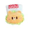 (ohne Puppe) für 17 cm Labubu niedliches und bequemes Babybett Zuhause warm niedliche Babyaccessoires Puppendecke Kissen Schlafsack Set