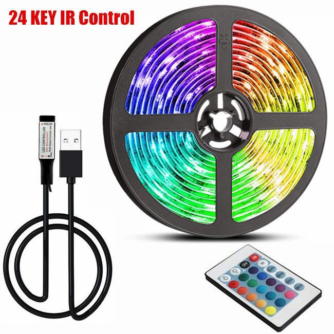 Bluetooth RGB Magic Color LED-Lichtstreifen-Set, 5 V USB, 5050 2835 Streifen