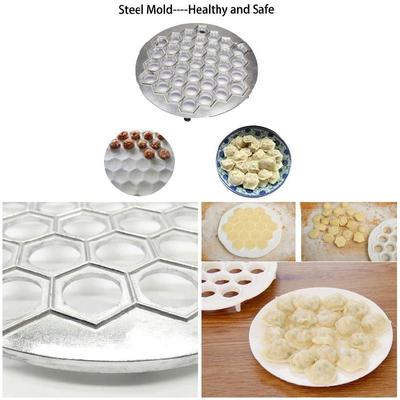 Stampo per Ravioli a 37 Fori Strumenti Stampo in Alluminio per Ravioli Pelmeni Strumenti da Cucina Fai da Te