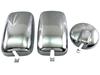 BRIGHTZ Isuzu New Elf Chrome Door Mirror Cover and Cover 170mm Diameter Auxiliary Mirror for New Elf Isuzu Under-Mirror Set, [TK-MIR-SET-005]
