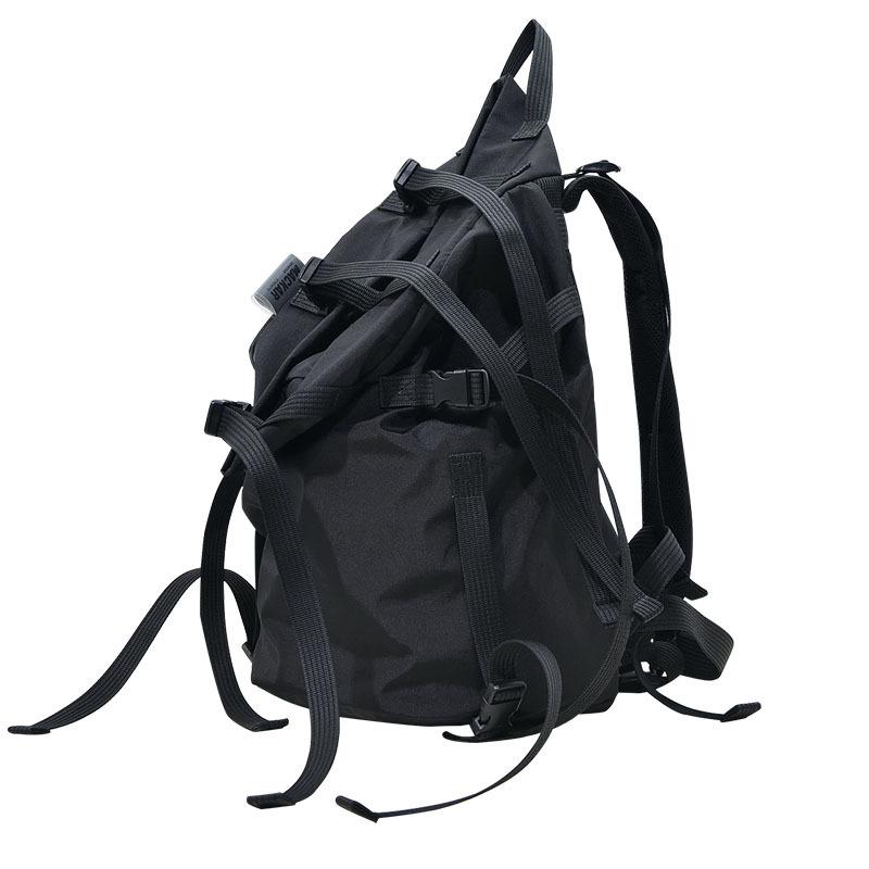 

Outdoor Mortorcycle Sport Drawstring Helmet Backpack Unisex Hip Hop Punk Techwear Travel Bag Multifunction Waterproof School Bag чёрный