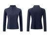 2025 Women's Sport Long Sleeve Zip Collar Polo Shirt: Outdoor Casual Warm Top