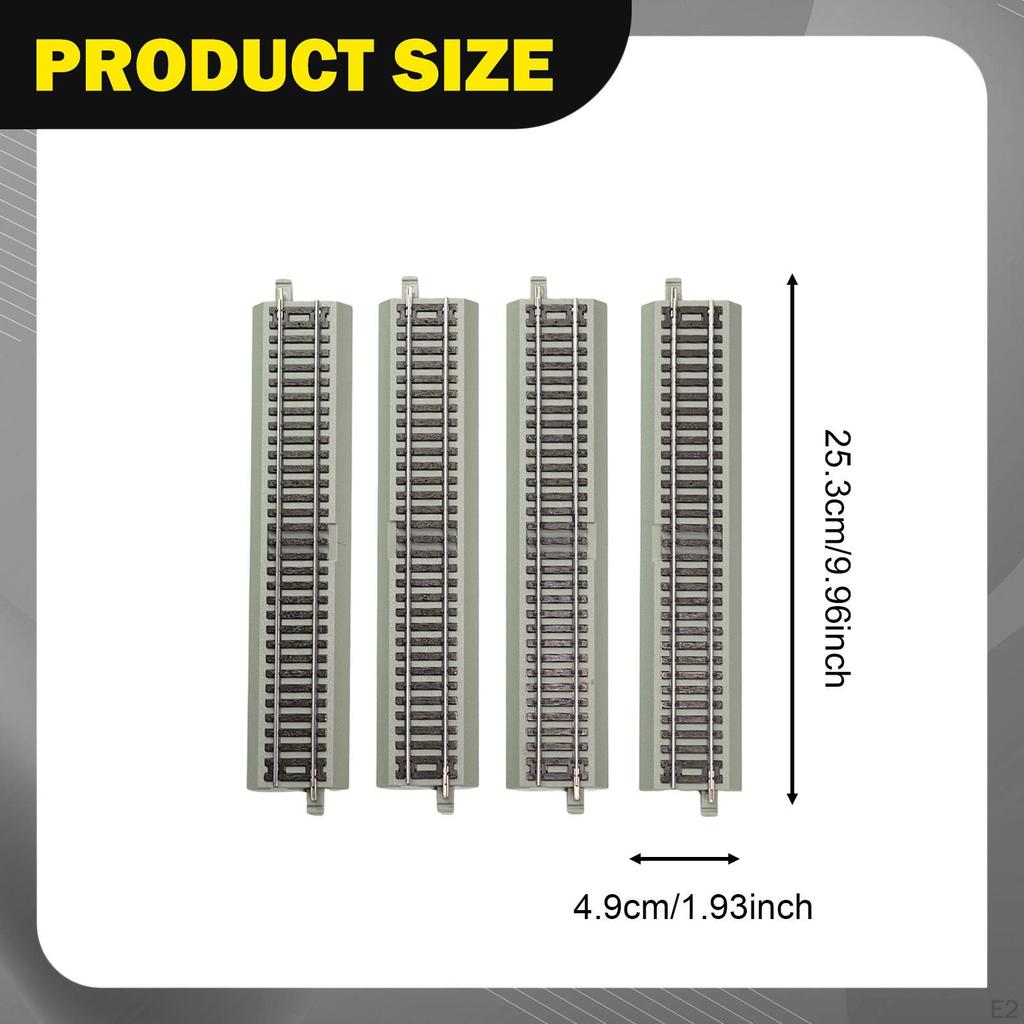 4 Pieces HO Scale Track DIY Architecture Multifunctional Railroad Model Railway Accessory for