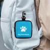Polyester Dog Training Treat Pouch with Zipper Closure Portable Pet Snack Bag for Walking Training