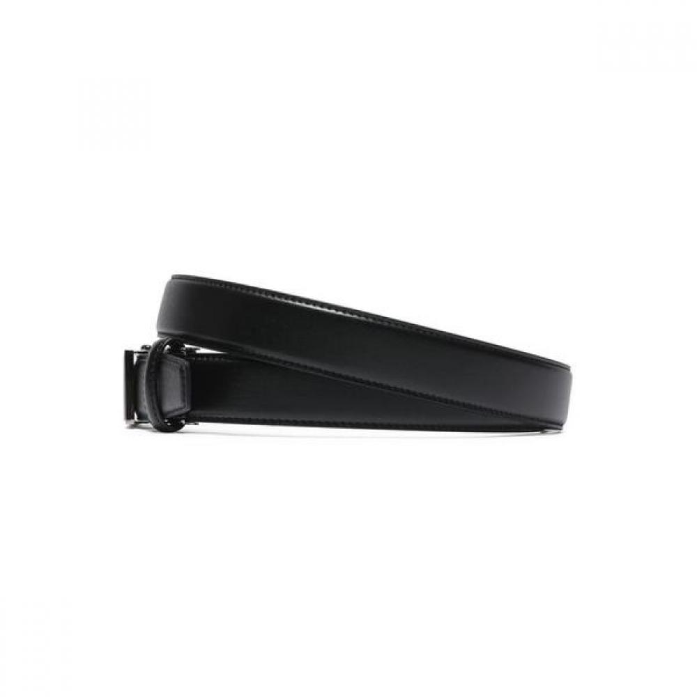 Daks Black Dd Logo Buckle Leather Automatic Belt Dbbe8e838bk