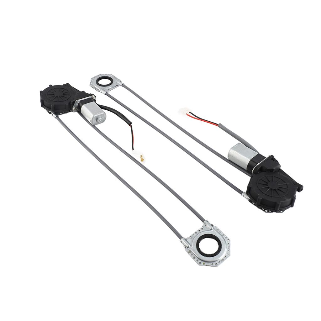 12V Universal Electric Power Window Lift Regulator Conversion Kit for 2 Door Pickup SUV Truck Van Car