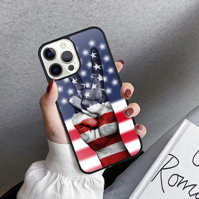 

USA American Flag Phone Case Cover For iPhone 17 Air 16 15 14 plus 12 13 pro max coque Shell Fundas iPhone 17pro