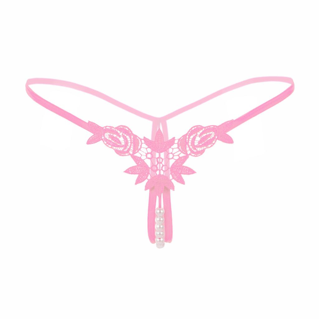 Sexy Lady Embroidery G-string V-string Panties Knickers Lingerie Underwear