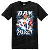 Dak Prescott Dallas Cowboys Quarterback Football Grafik Kunst T-Shirt Herren Tee