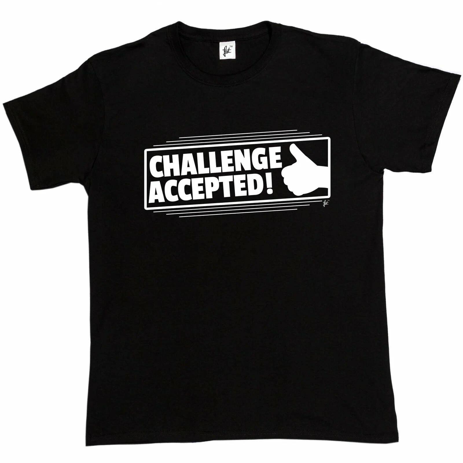 Challenge Accepted Thumbs Up HIMYM Barney Stinson Mens T-Shirt M