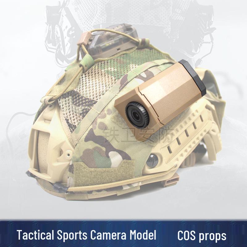 Telecamera Tattica per Casco con Occhiali per Visione Notturna per Oggetti di Scena Film/TV COS