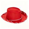 Western Cowboyhüte mit verstellbarem Band Braune Farbe Verstellbare Passform Strapazierfähiges Material für Outdoor-Themenpartys