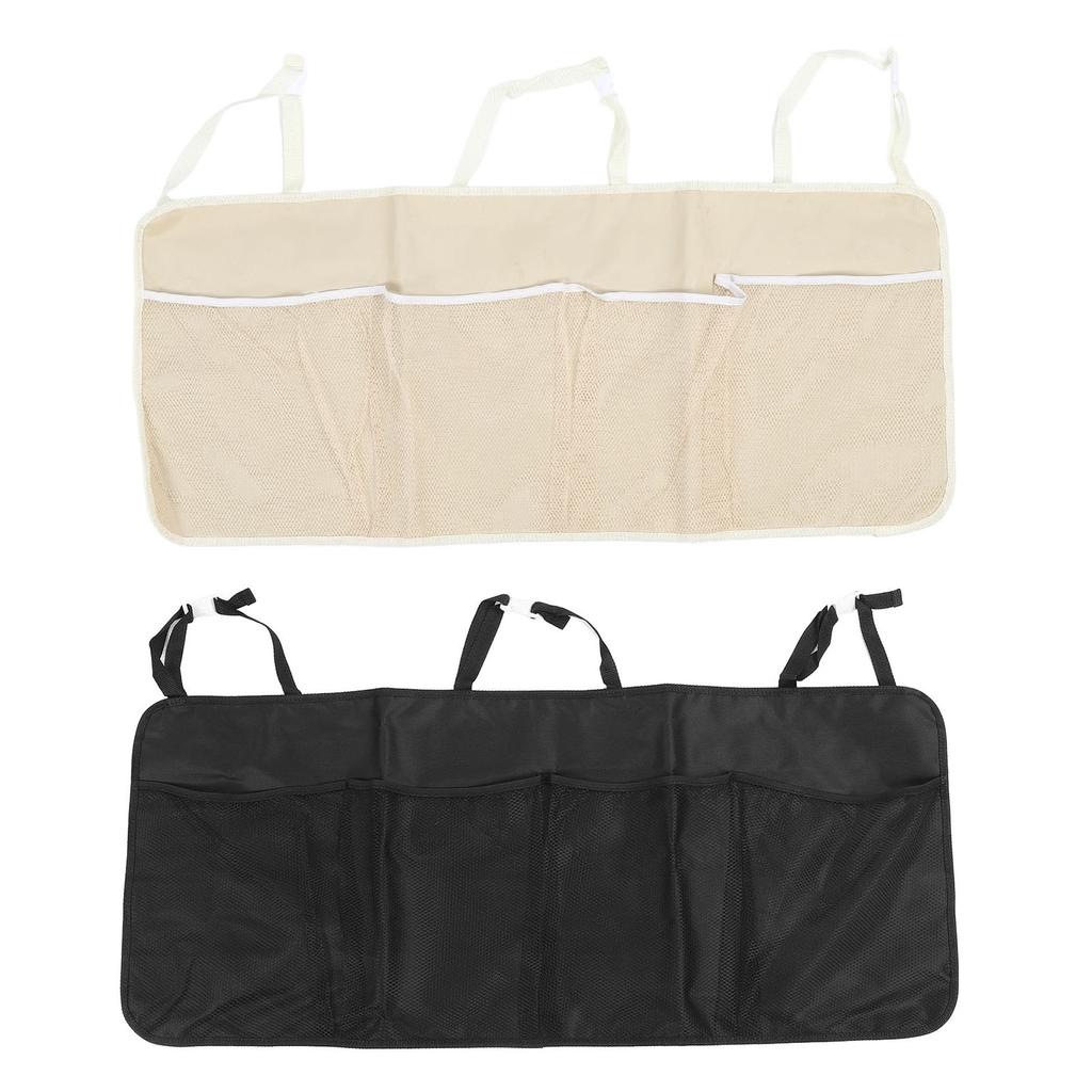 Car Chair Storage Bag SUV Backseat Trunk Organizer Large Capacity Oxford Cloth Hanging Mesh Pouch