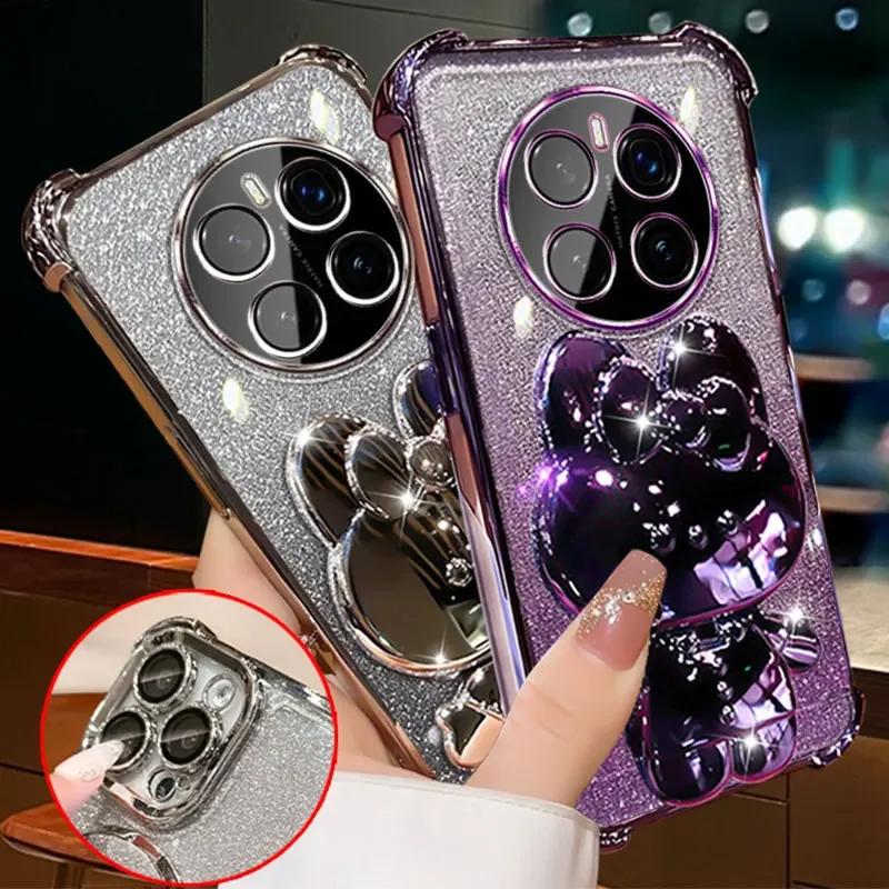 Fashion Bracelets Four Corner Anti Fall Shell for Magic 7 Lite 5 6 Pro Honor X9C X9B X9A X8C X7C Makeup Mirror Holder Phone Case