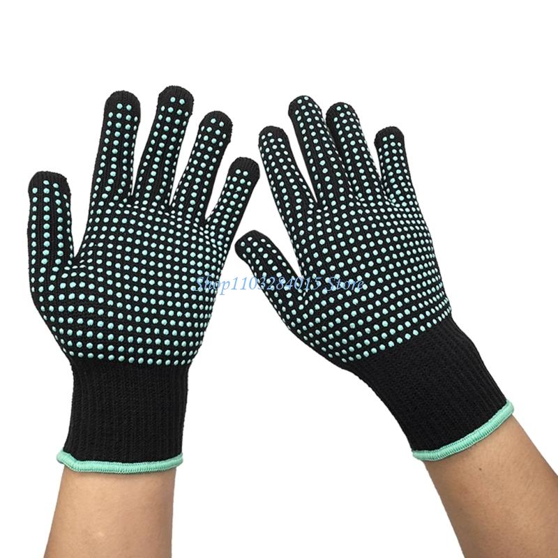 R6FF Heat Resistant BBQ Oven Mitts Nonslip Comfortable Silicone Cooking Gloves for Kids and Adults Safe Handling in Kitchen