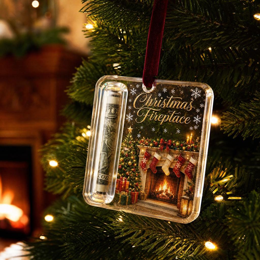 Christmas Envelope Ornament Hanging Tree Decoration Funny Holiday Gift Holder