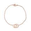 [Daniel Wellington] Bracelet DW00400168 Women's Elan Unity Bracelet Rose Gold [Parallel Import]