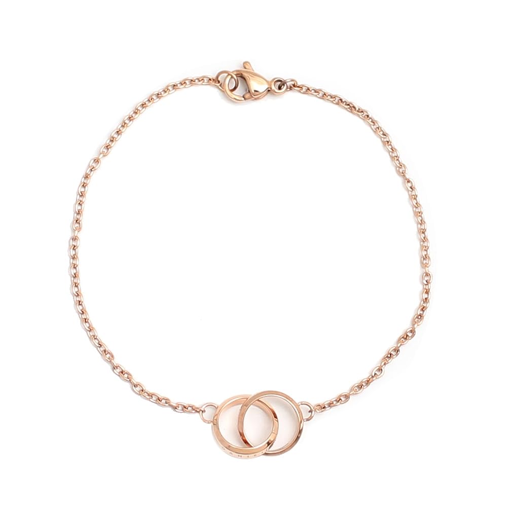 [Daniel Wellington] Bracelet DW00400168 Women's Elan Unity Bracelet Rose Gold [Parallel Import]