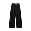 European and American style, new women's clothing, fashionable double-placket waistband, high waist and wide leg jeans 8197/232