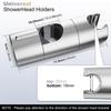 Adjustable Shower Head Holder for 19 To 25mm Slide Bar Slider Clamp Rail Shower Head Bracket for Bathroom