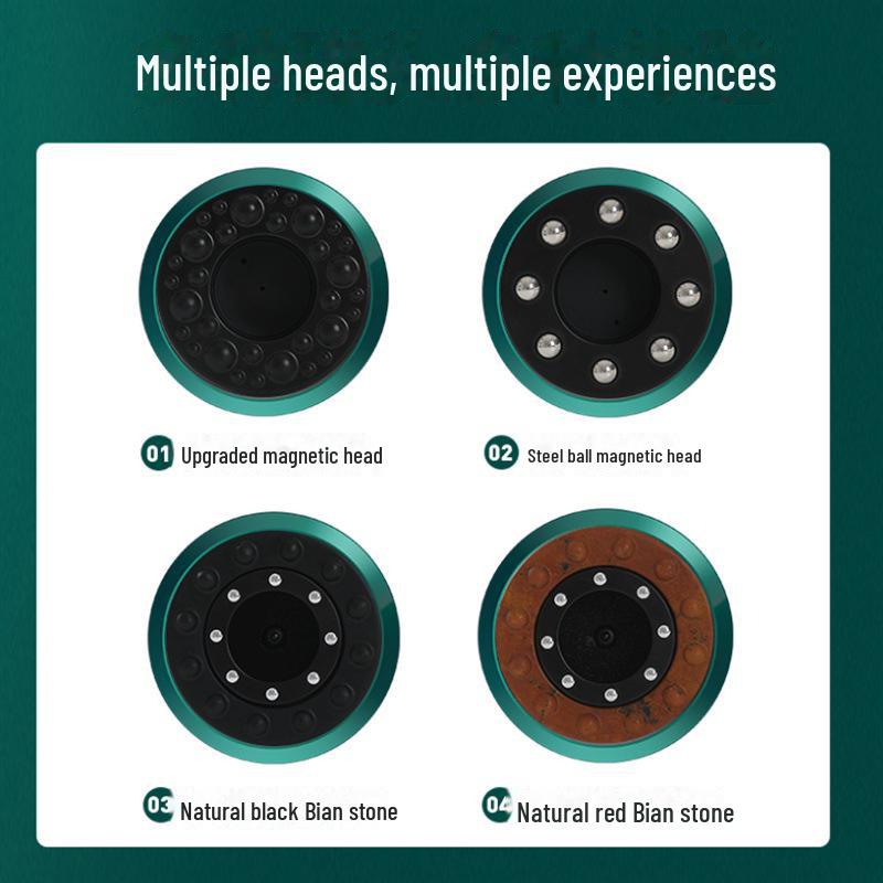 Elektrický přístroj na meridiánovou masáž a sací masáž – inteligentní baňkovací přístroj s kamenem Bian pro domácí použití