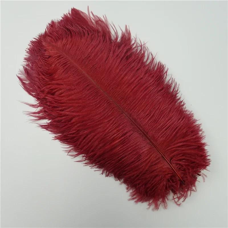 Fai da te 10 pezzi di piume di struzzo colorate da 20-55 cm, adatte per centrotavola nuziali, maschere di carnevale, decorazioni artigianali e wi