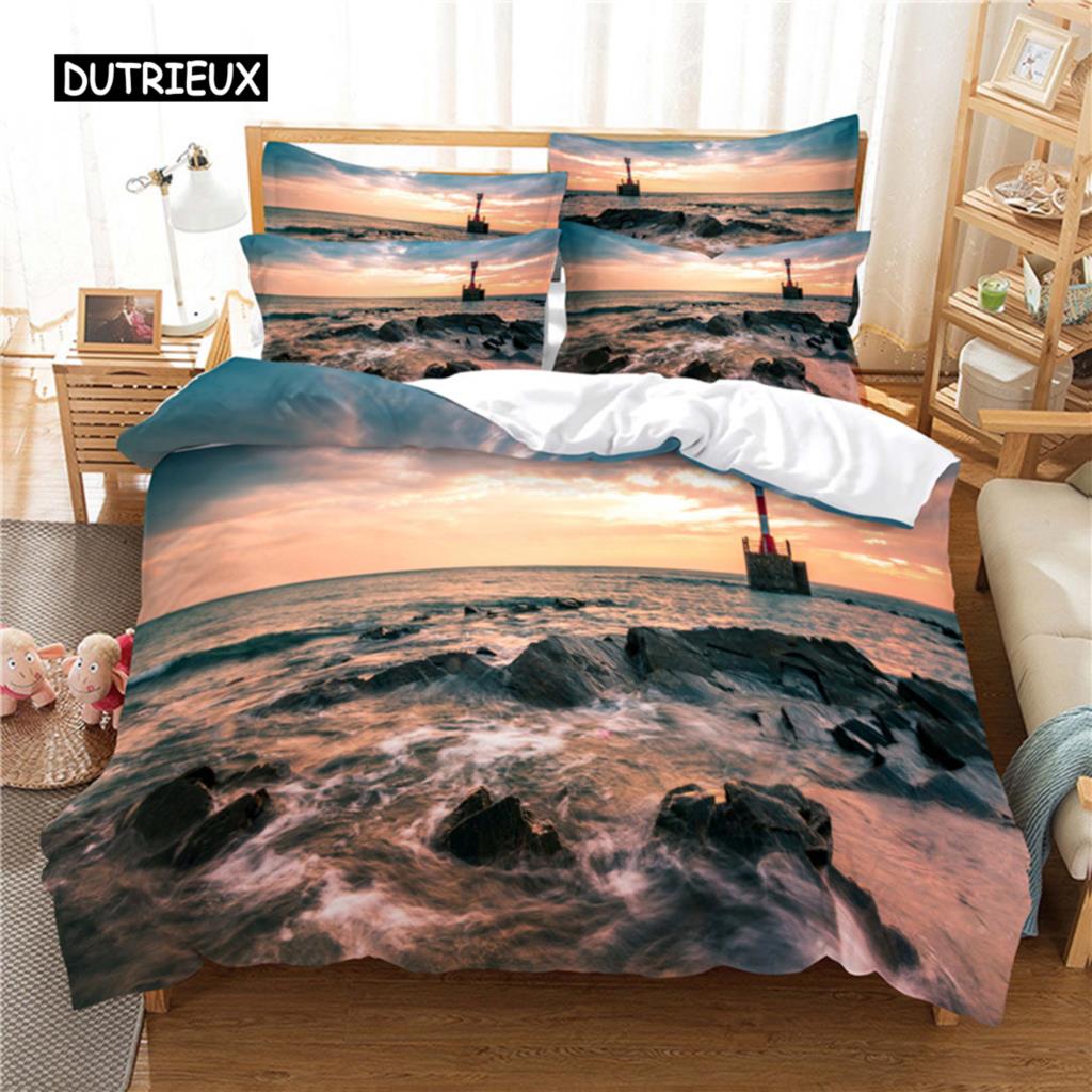 Beautiful  Scenery Bedding Set Duvet Cover Set 3d Bedding Digital Printing Bed Linen Queen Size Bedding Set Fashion Design