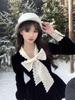 2025 Rich Girl Black Dress: Fragrant Style, Waist-Cinching Princess Dress for Autumn/Winter