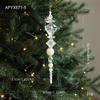 Transparent Christmas Tree Pendant Transparent Hanging Decor  Festive Holiday Display