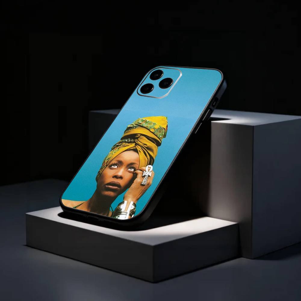 COOL E-Erykah Badu Singer   Phone Case Silicone Soft For IPhone 17 16 15 14 13 12 11 X XR Plus Pro Max Plus