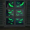16pcs Glowing Bat Wall Sticker Reusable PVC 3D Bats Window Stickers Halloween Party Favors Home Self-Adhesive Party Supply