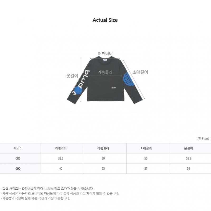Blu Dot Long Sleeve T shirT arTwork prinTing Bk