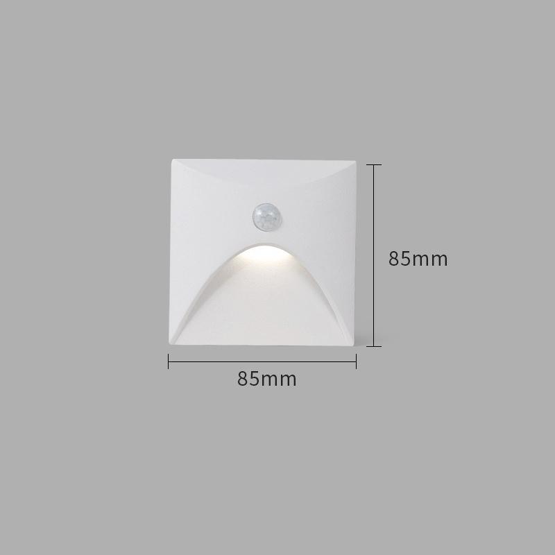PIR Motion Detector Sensor Led Stair Light Infrared Human Body Induction Lamp Recessed Steps Ladder Staircase Deco Wall Lamps