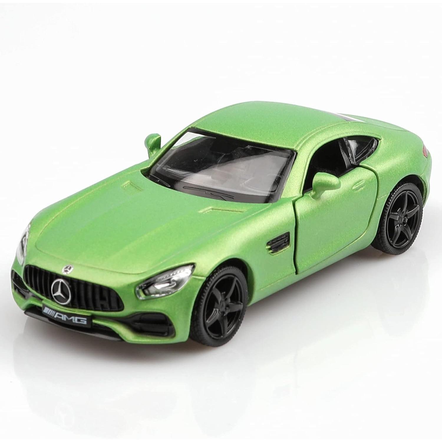 

Литые модели автомобилей Mercedes Benz AMG GTS в масштабе 1/36, игрушечные машинки с выдвижным механизмом, автомобили, подарки для мальчиков и девочек 1/36-Size:12*5*4cm зелёный