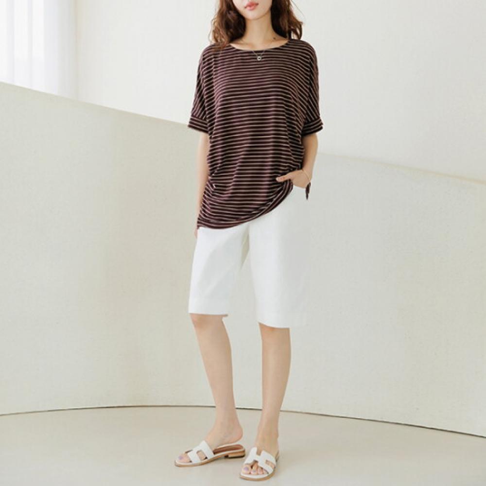 Dedra Hileopin Tuck STripe T shirT Tbf3118