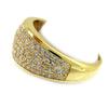 White 'Sissi' Gold Plated Ring