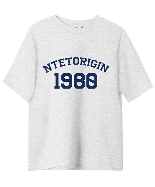 Entity Origin Short Sleeve T-Shirt White Melange White Melange/2Xl